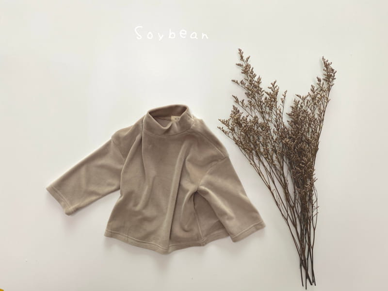 SOYBEAN - Korean Children Fashion - #Kfashion4kids - Mink Overfit Turtleneck Tee