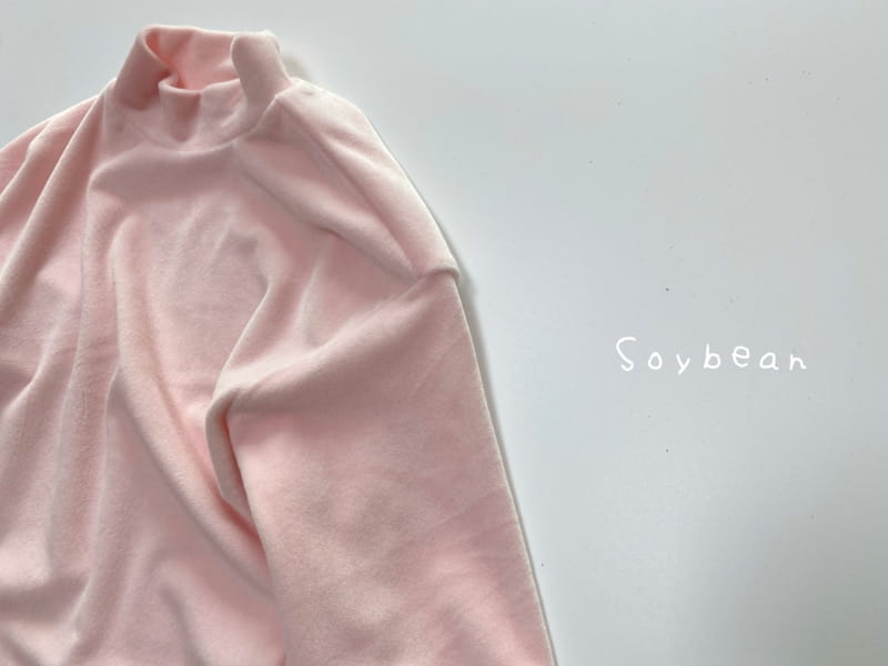 SOYBEAN - Korean Children Fashion - #Kfashion4kids - Mink Overfit Turtleneck Tee - 7
