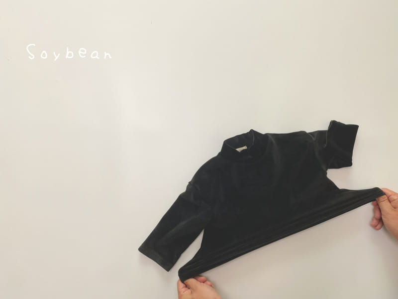 SOYBEAN - Korean Children Fashion - #Kfashion4kids - Mink Overfit Turtleneck Tee - 8