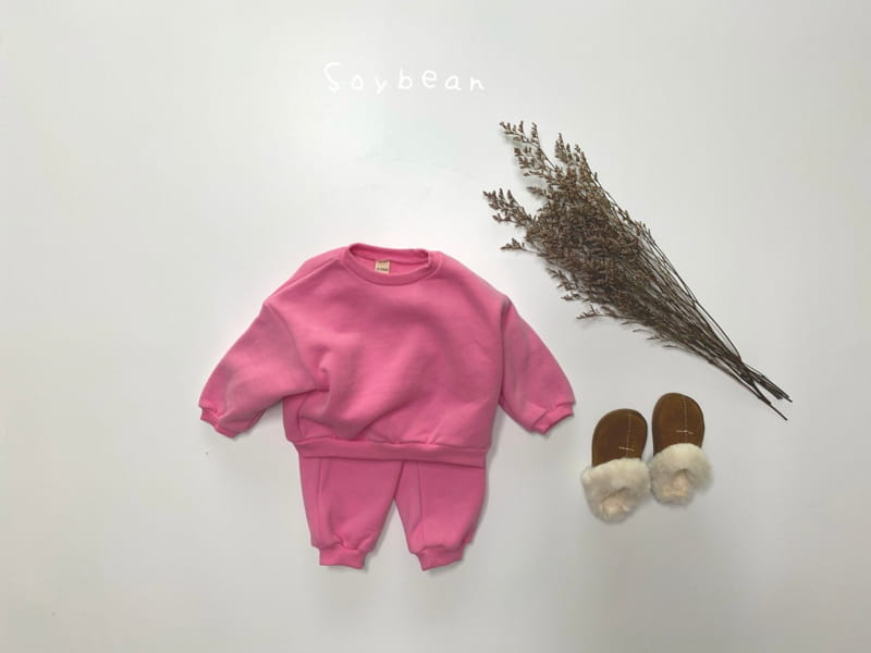 SOYBEAN - Korean Children Fashion - #Kfashion4kids - Dotom Fleece Top Bottom Set