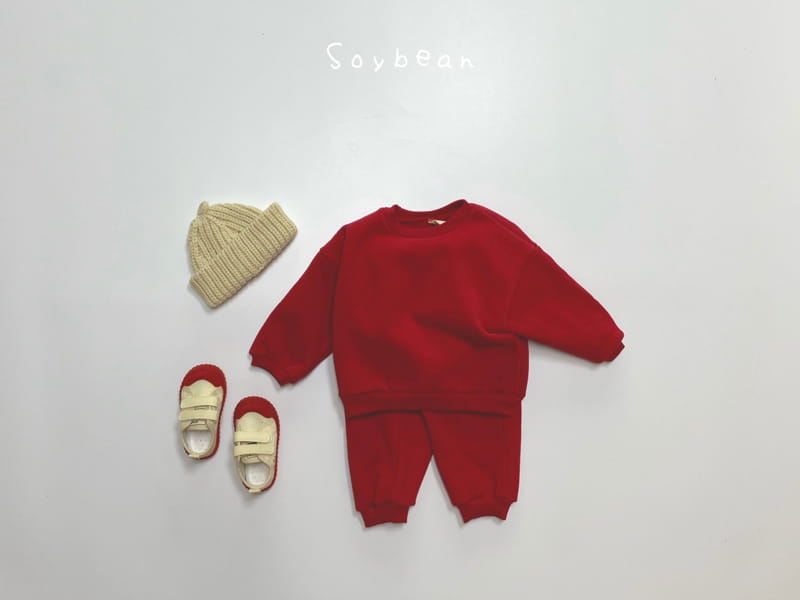 SOYBEAN - Korean Children Fashion - #Kfashion4kids - Dotom Fleece Top Bottom Set - 10