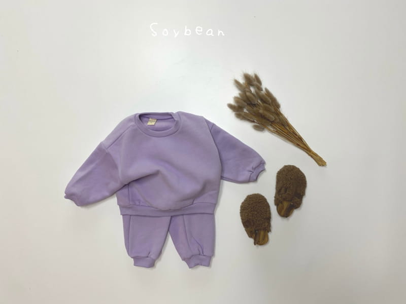 SOYBEAN - Korean Children Fashion - #Kfashion4kids - Dotom Fleece Top Bottom Set - 3