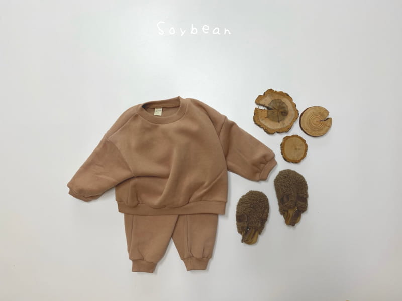 SOYBEAN - Korean Children Fashion - #Kfashion4kids - Dotom Fleece Top Bottom Set - 8