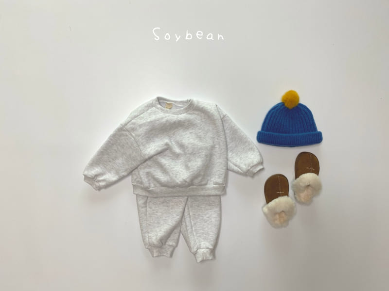 SOYBEAN - Korean Children Fashion - #Kfashion4kids - Dotom Fleece Top Bottom Set - 9