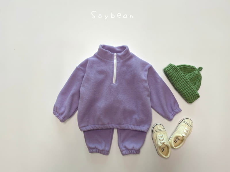 SOYBEAN - Korean Children Fashion - #Kfashion4kids - Tassom Pleats Top Bottom Set - 2