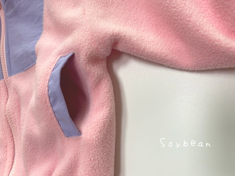 SOYBEAN - Korean Children Fashion - #Kfashion4kids - Fleece Color Zip-up - 6