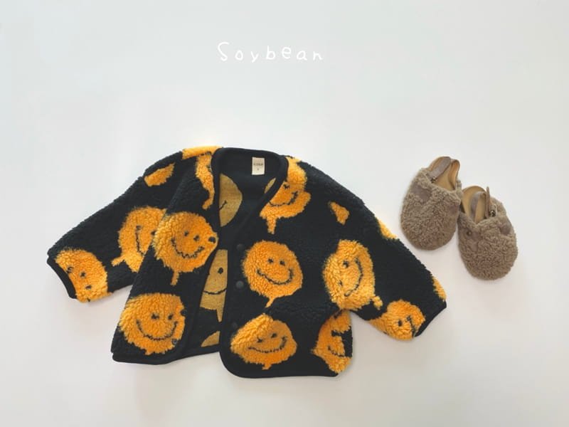 SOYBEAN - Korean Children Fashion - #Kfashion4kids - Smile Fleece Jacket