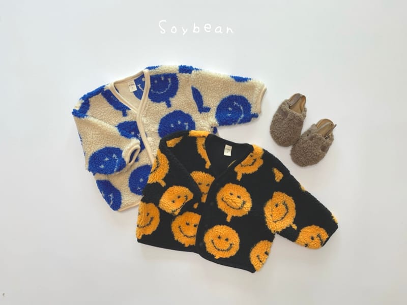 SOYBEAN - Korean Children Fashion - #Kfashion4kids - Smile Fleece Jacket - 3