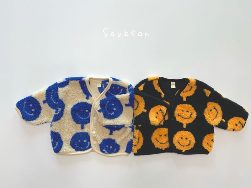 SOYBEAN - Korean Children Fashion - #Kfashion4kids - Smile Fleece Jacket - 6
