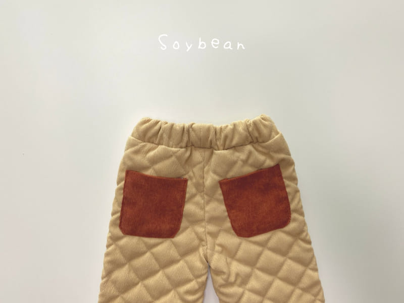 SOYBEAN - Korean Children Fashion - #Kfashion4kids - Quilting Rib Pants - 6