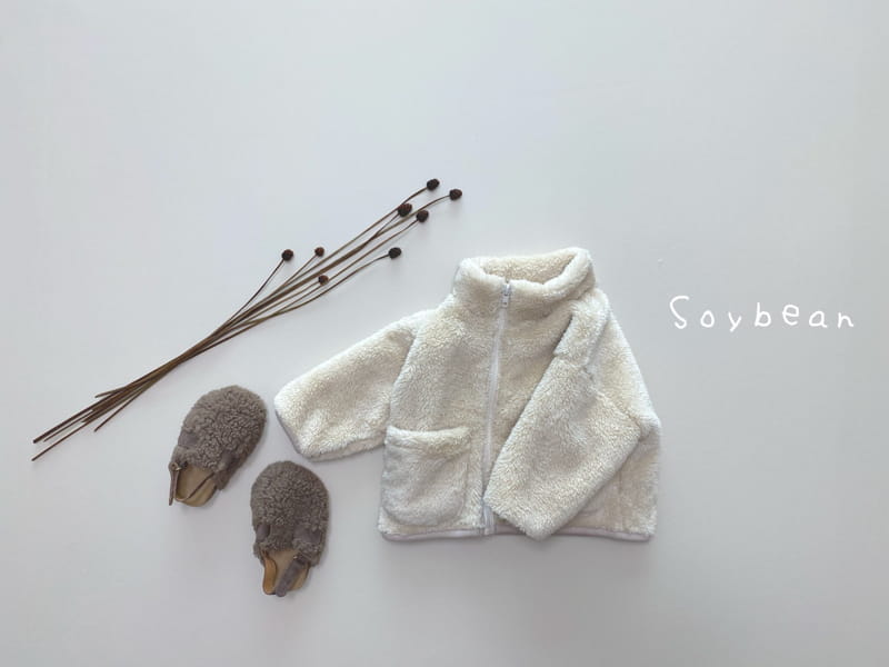 SOYBEAN - Korean Children Fashion - #Kfashion4kids - Over Fit Fleece Zip-up - 5