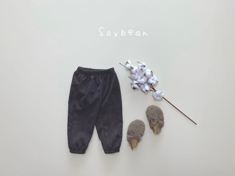SOYBEAN - Korean Children Fashion - #Kfashion4kids - Fleece Rib Jogger Pants - 11