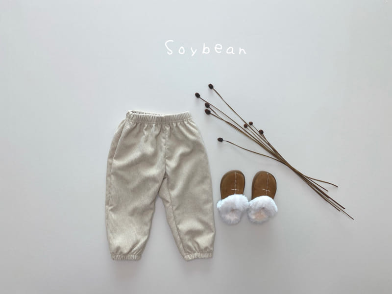 SOYBEAN - Korean Children Fashion - #Kfashion4kids - Fleece Rib Jogger Pants - 5