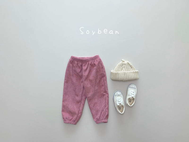 SOYBEAN - Korean Children Fashion - #Kfashion4kids - Fleece Rib Jogger Pants - 6