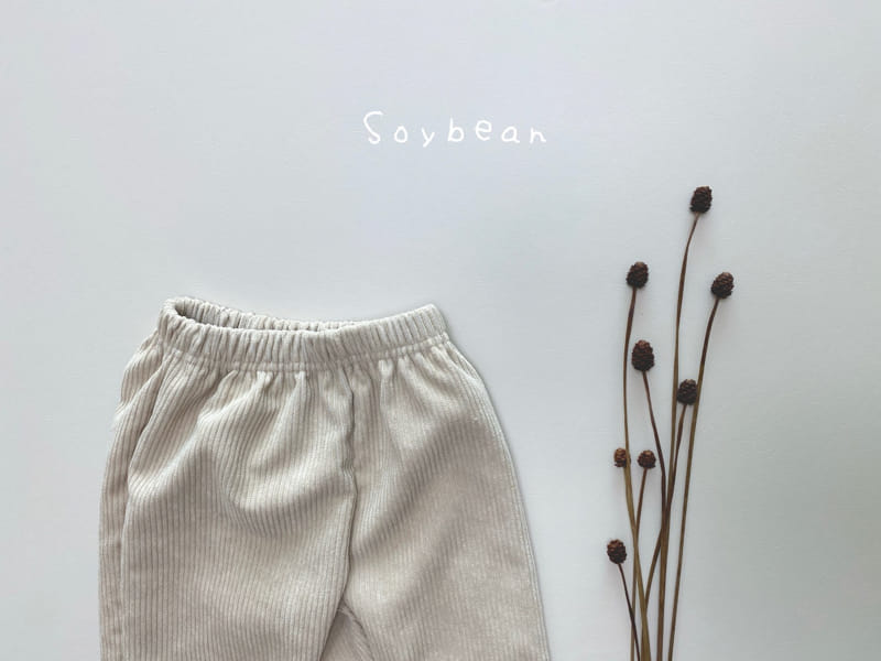 SOYBEAN - Korean Children Fashion - #Kfashion4kids - Fleece Rib Jogger Pants - 9