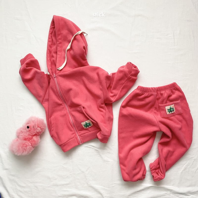 STICK - Korean Children Fashion - #Kfashion4kids - Fleece Hoody Jumper - 3