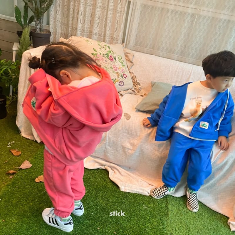 STICK - Korean Children Fashion - #Kfashion4kids - Fleece Hoody Jumper - 4