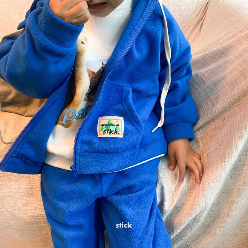STICK - Korean Children Fashion - #Kfashion4kids - Fleece Hoody Jumper - 6
