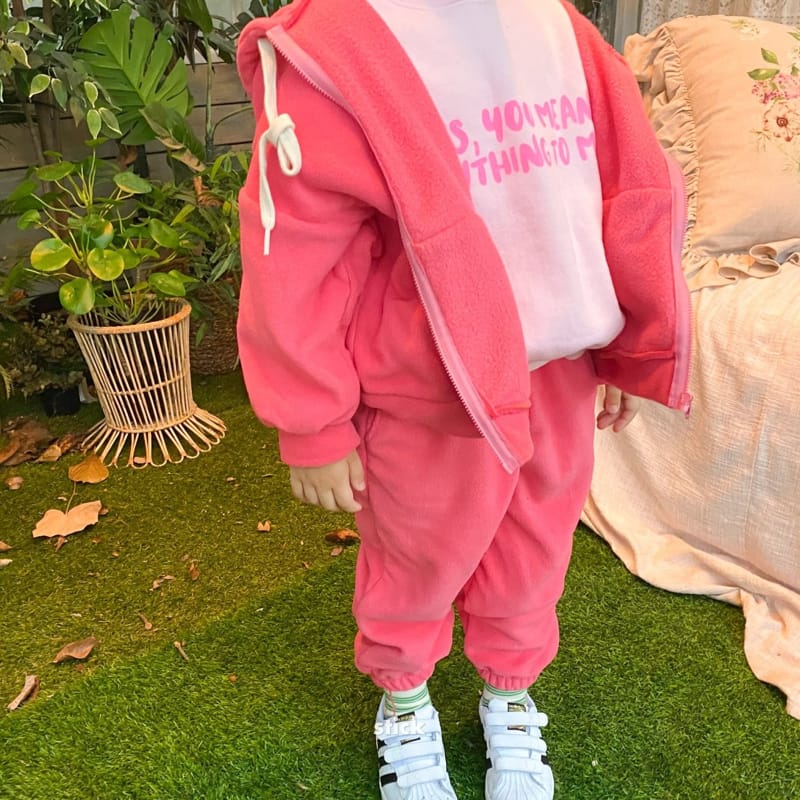 STICK - Korean Children Fashion - #Kfashion4kids - Fleece Hoody Jumper - 7