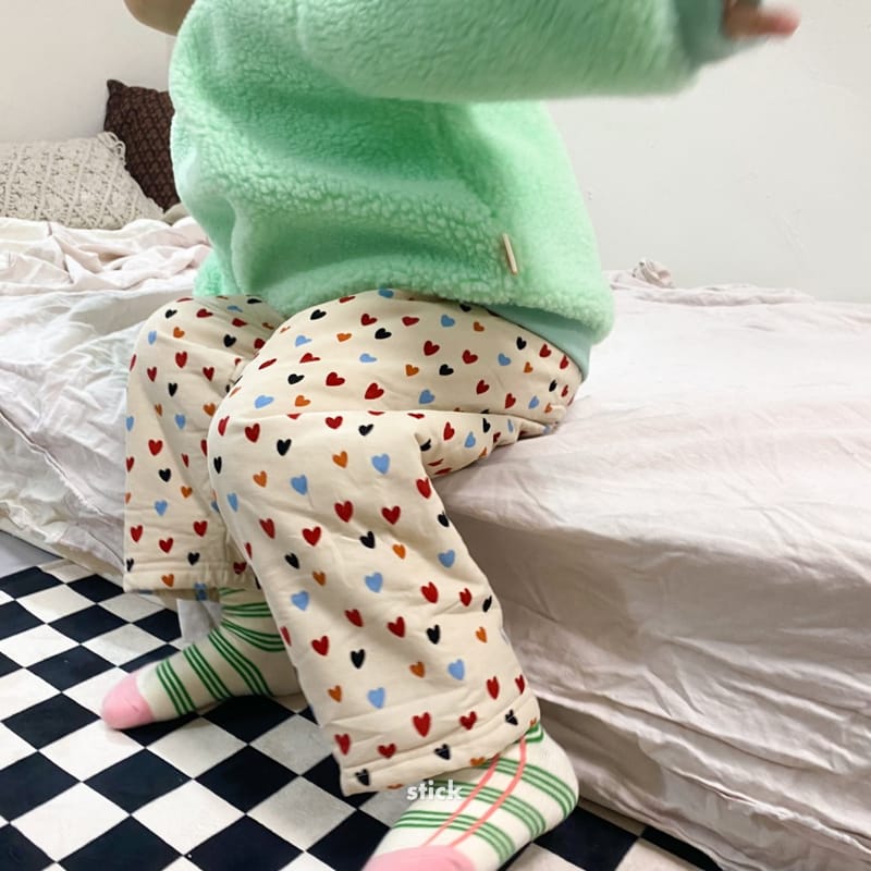 STICK - Korean Children Fashion - #Kfashion4kids - Heart Pants - 10