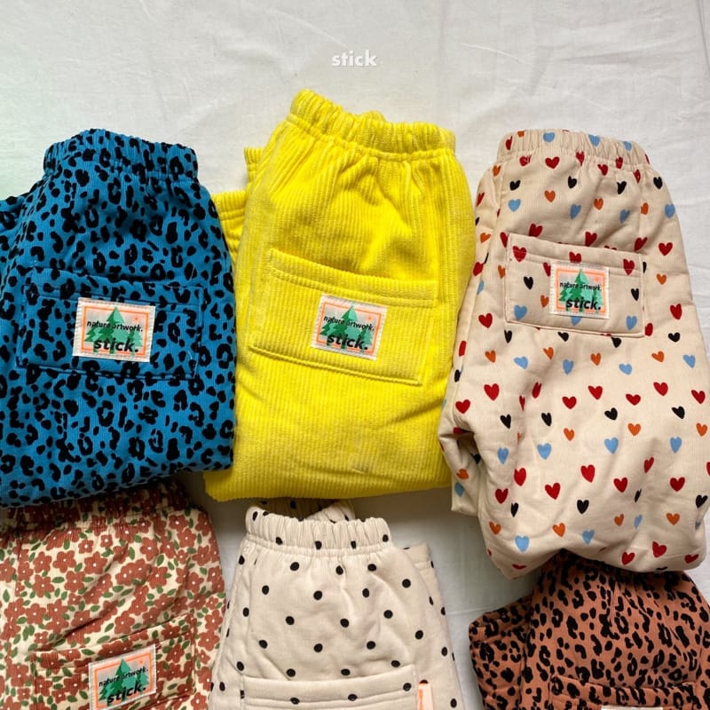 STICK - Korean Children Fashion - #Kfashion4kids - Heart Pants - 3