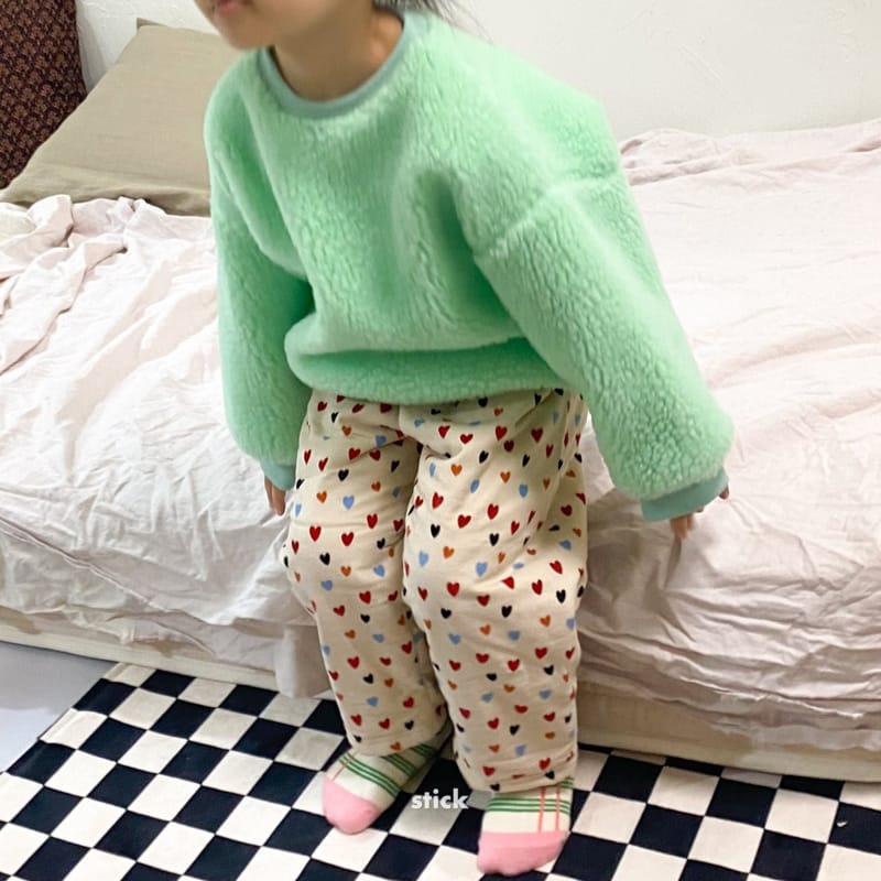 STICK - Korean Children Fashion - #Kfashion4kids - Heart Pants - 8
