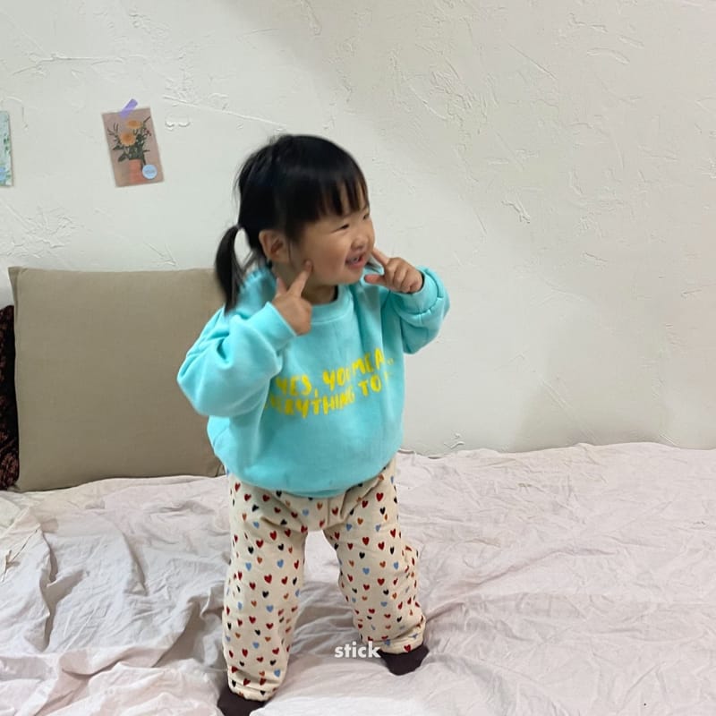 STICK - Korean Children Fashion - #Kfashion4kids - Heart Pants - 9