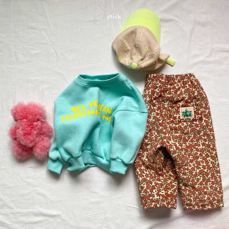 STICK - Korean Children Fashion - #Kfashion4kids - Flower Pants - 4