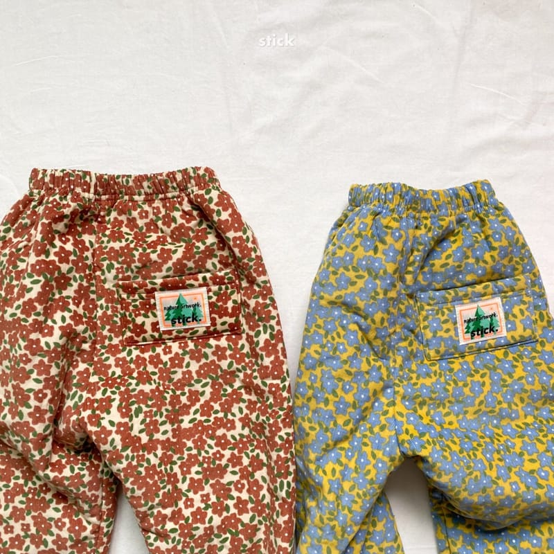 STICK - Korean Children Fashion - #Kfashion4kids - Flower Pants - 7