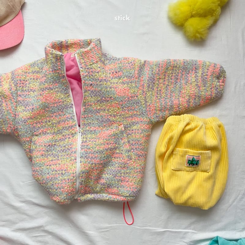 STICK - Korean Children Fashion - #Kfashion4kids - Twid Padding Jmper with Mom