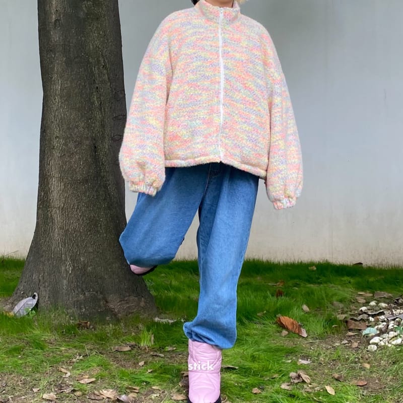 STICK - Korean Children Fashion - #Kfashion4kids - Twid Padding Jmper with Mom - 8