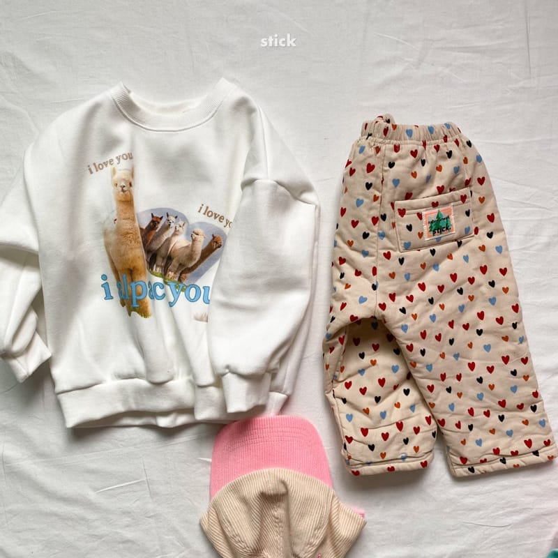 STICK - Korean Children Fashion - #Kfashion4kids - Alpaca Sweatshirt with Mom