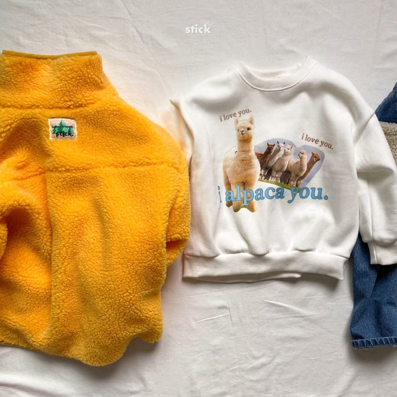 STICK - Korean Children Fashion - #Kfashion4kids - Alpaca Sweatshirt with Mom - 5