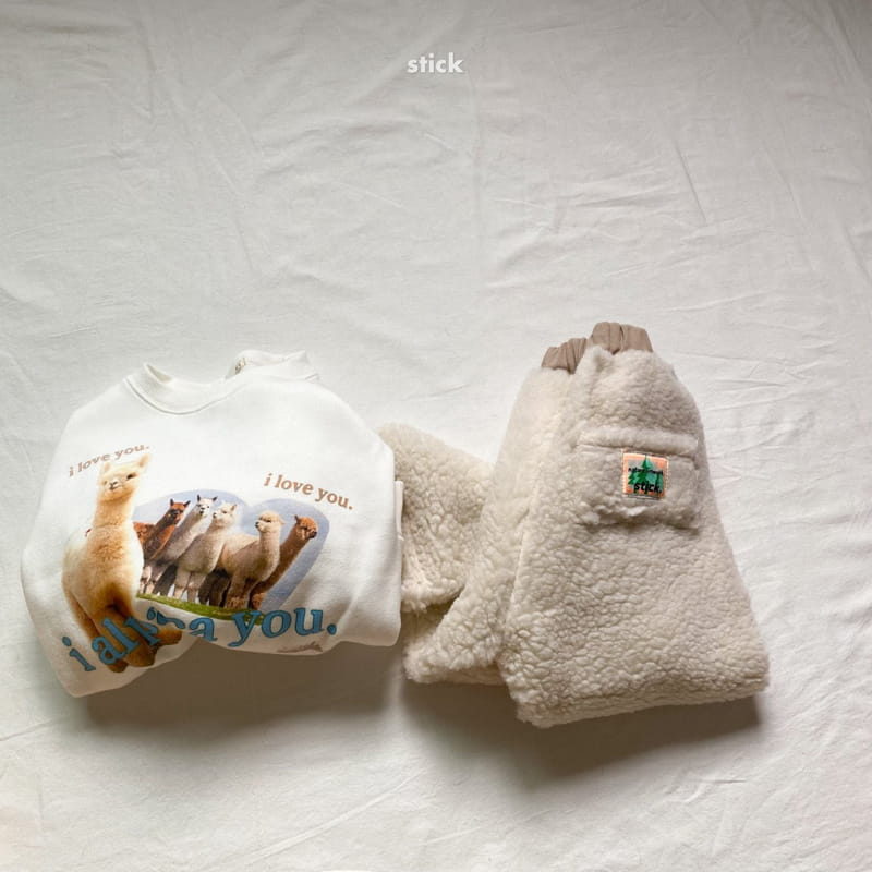 STICK - Korean Children Fashion - #Kfashion4kids - Alpaca Sweatshirt with Mom - 7