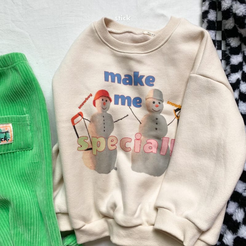 STICK - Korean Children Fashion - #Kfashion4kids - Snowman Sweatshirt with Mom