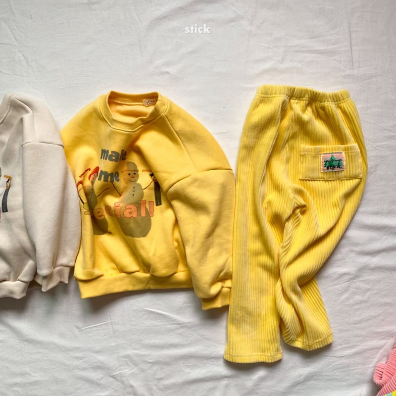 STICK - Korean Children Fashion - #Kfashion4kids - Snowman Sweatshirt with Mom - 4