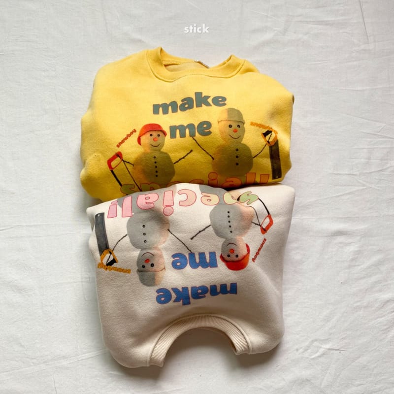 STICK - Korean Children Fashion - #Kfashion4kids - Snowman Sweatshirt with Mom - 5