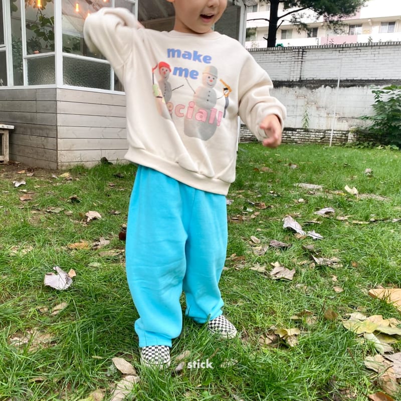 STICK - Korean Children Fashion - #Kfashion4kids - Snowman Sweatshirt with Mom - 8