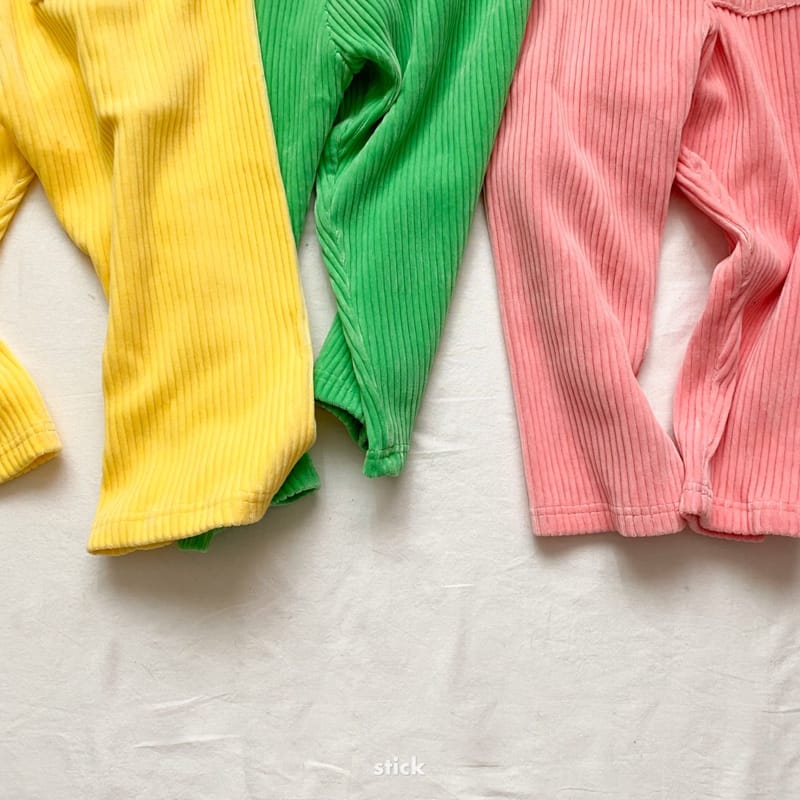 STICK - Korean Children Fashion - #Kfashion4kids - Winter Rib Pants