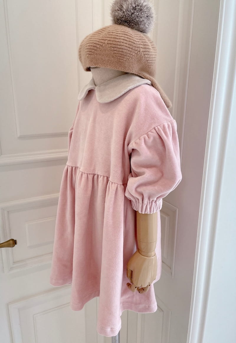 STUDIO M - Korean Children Fashion - #Kfashion4kids - Color Velbet One-piece - 10