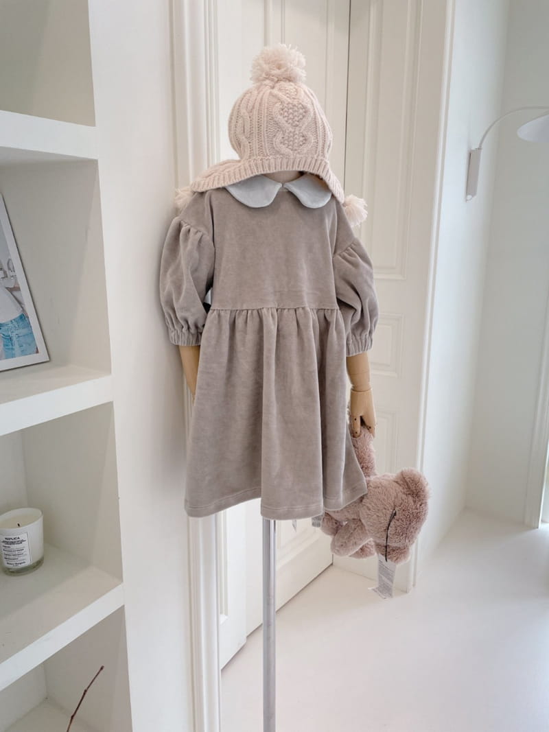 STUDIO M - Korean Children Fashion - #Kfashion4kids - Color Velbet One-piece - 2