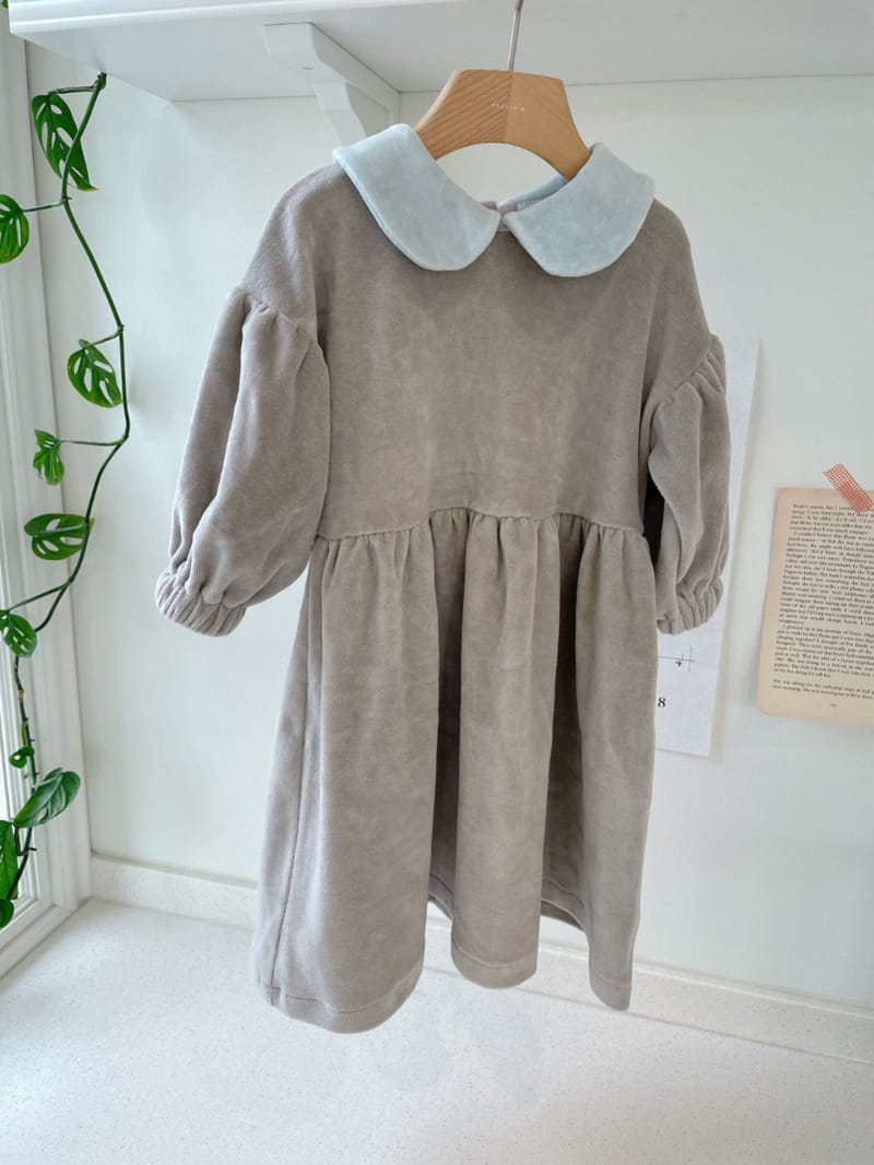 STUDIO M - Korean Children Fashion - #Kfashion4kids - Color Velbet One-piece - 3