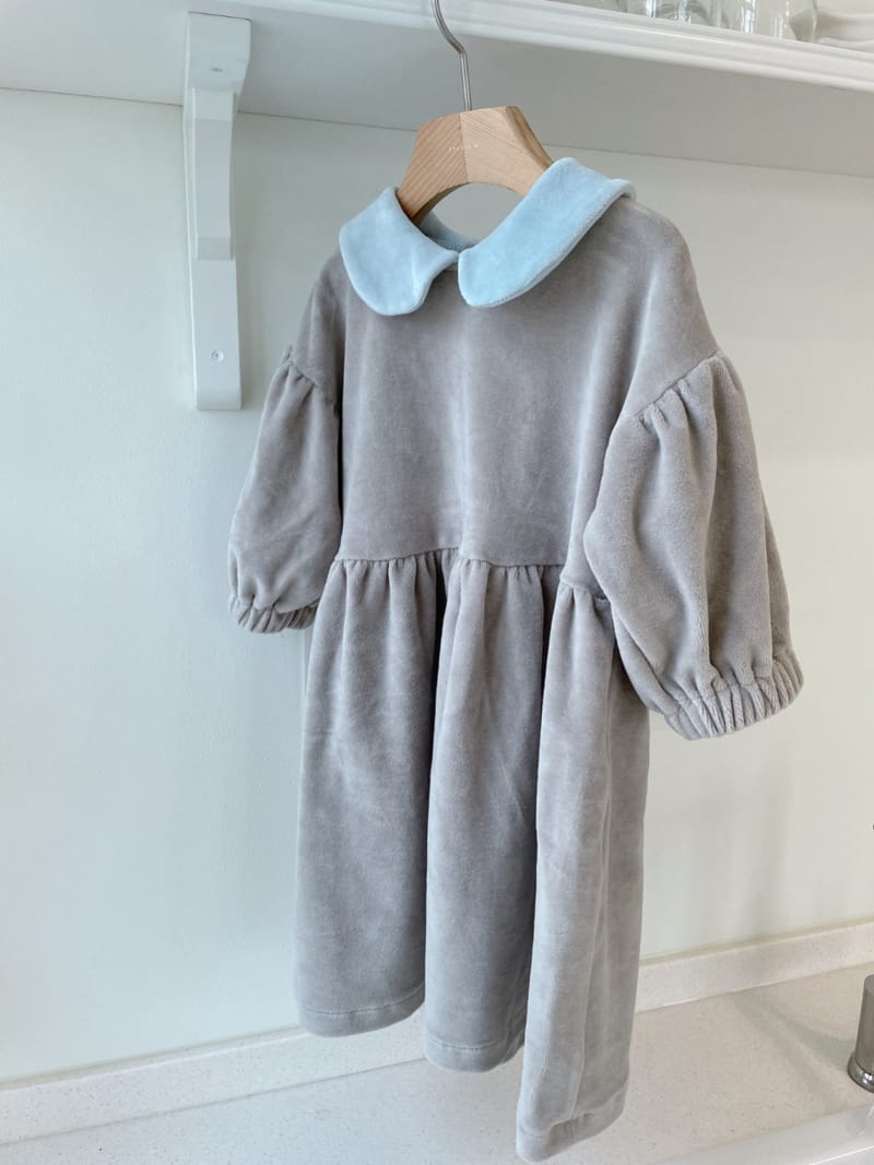STUDIO M - Korean Children Fashion - #Kfashion4kids - Color Velbet One-piece - 4