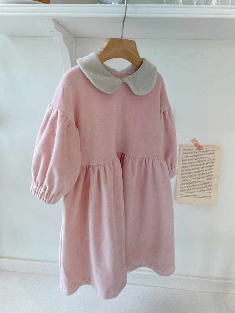 STUDIO M - Korean Children Fashion - #Kfashion4kids - Color Velbet One-piece - 5