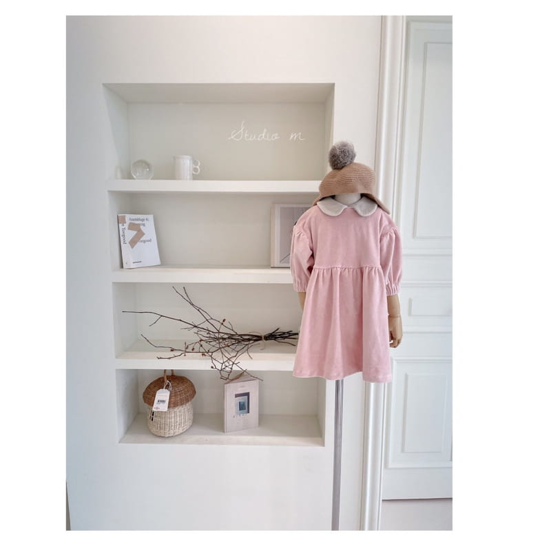 STUDIO M - Korean Children Fashion - #Kfashion4kids - Color Velbet One-piece - 6