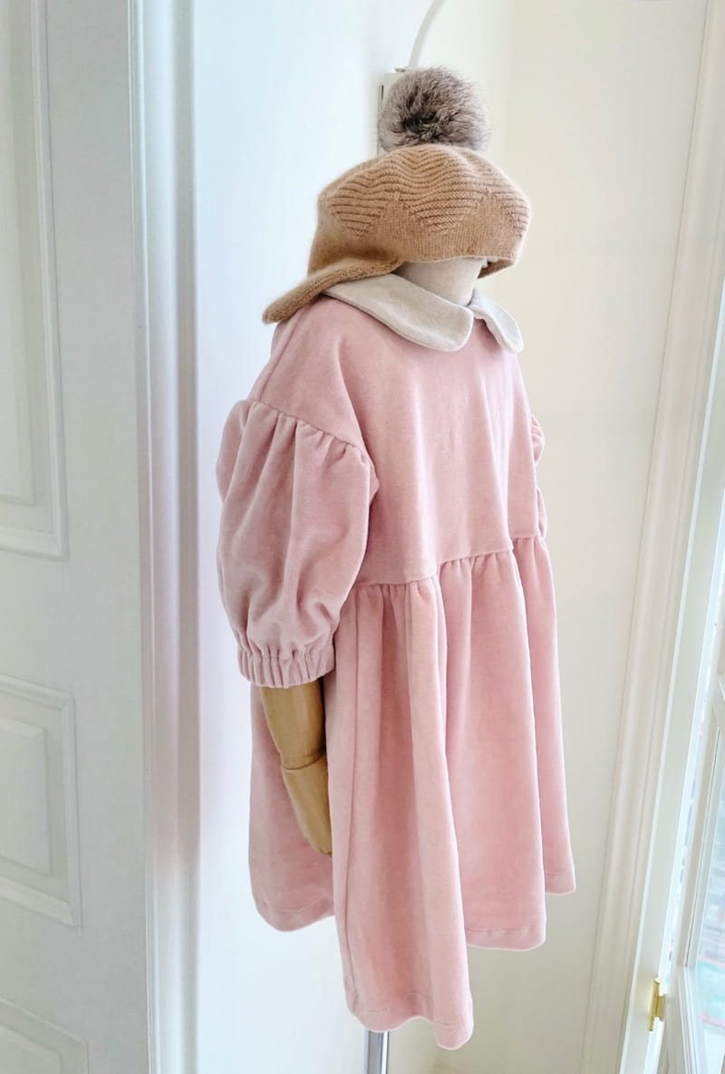 STUDIO M - Korean Children Fashion - #Kfashion4kids - Color Velbet One-piece - 9