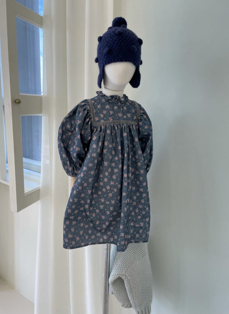 STUDIO M - Korean Children Fashion - #Kfashion4kids - Anna Velbet Line One-piece - 12