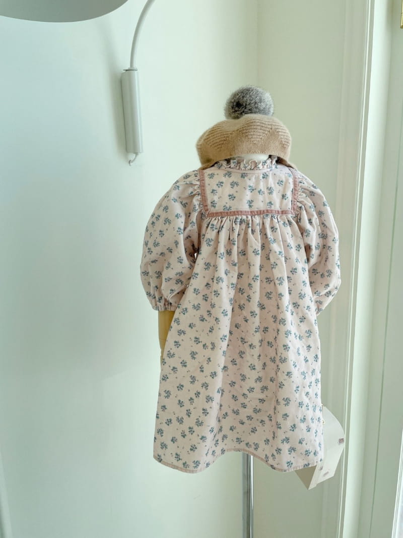 STUDIO M - Korean Children Fashion - #Kfashion4kids - Anna Velbet Line One-piece - 2