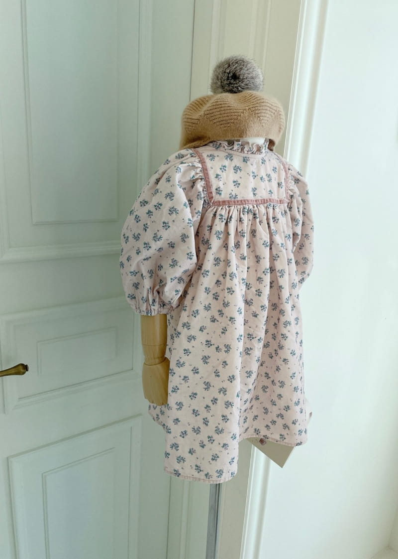 STUDIO M - Korean Children Fashion - #Kfashion4kids - Anna Velbet Line One-piece - 4