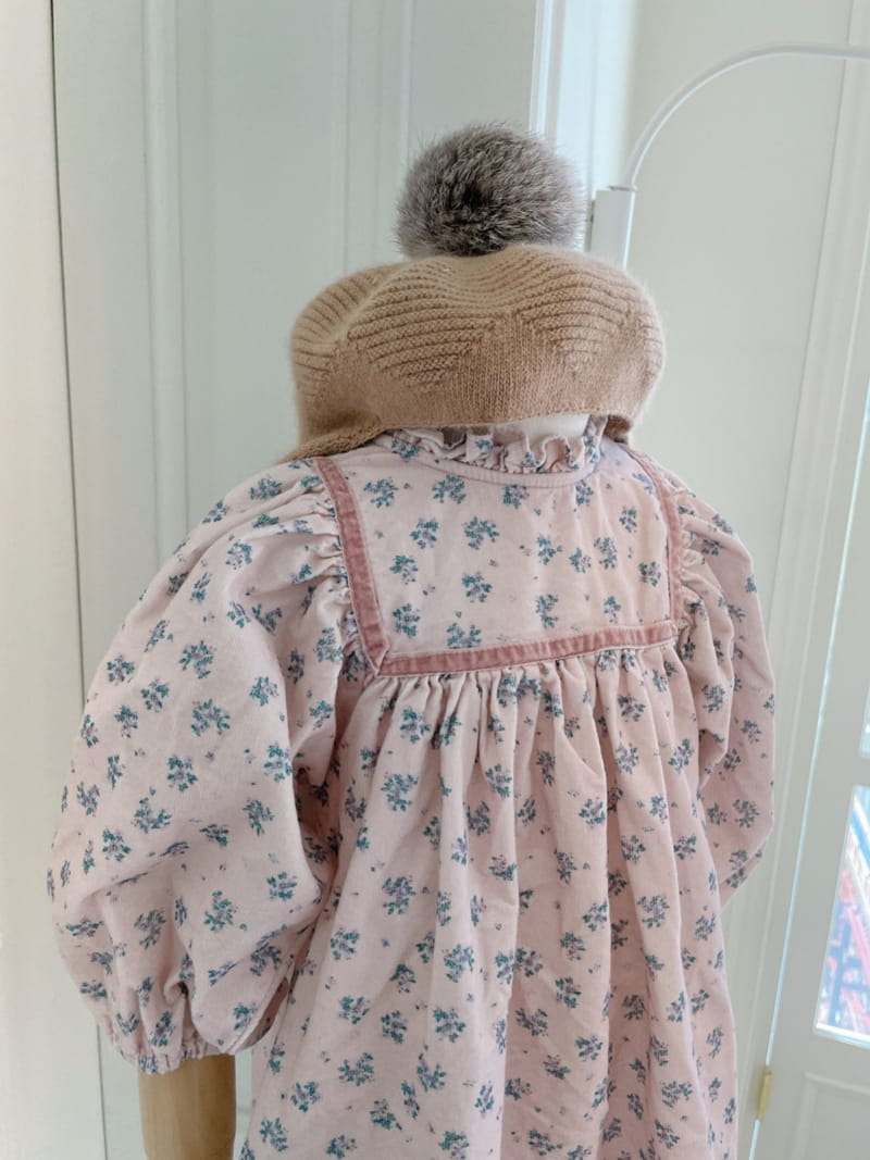 STUDIO M - Korean Children Fashion - #Kfashion4kids - Anna Velbet Line One-piece - 5